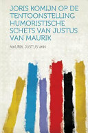 Joris Komijn Op de Tentoonstelling Humoristische Schets Van Justus Van Maurik