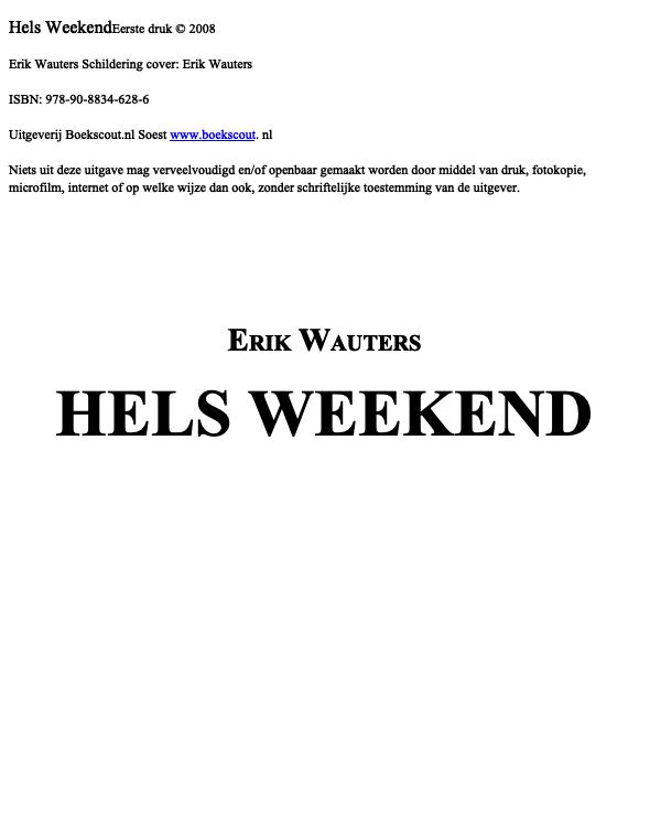 Hels Weekend