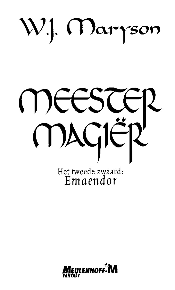 Meester Magier - tweede zwaard - Emaendor