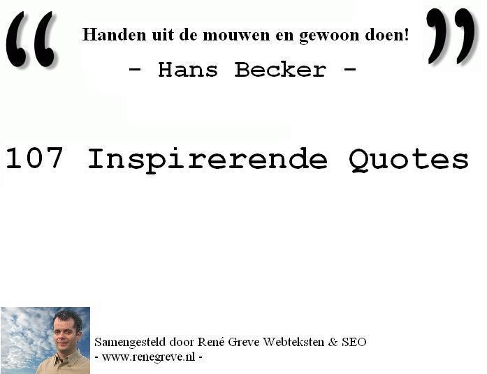 107 Inspirerende Quotes